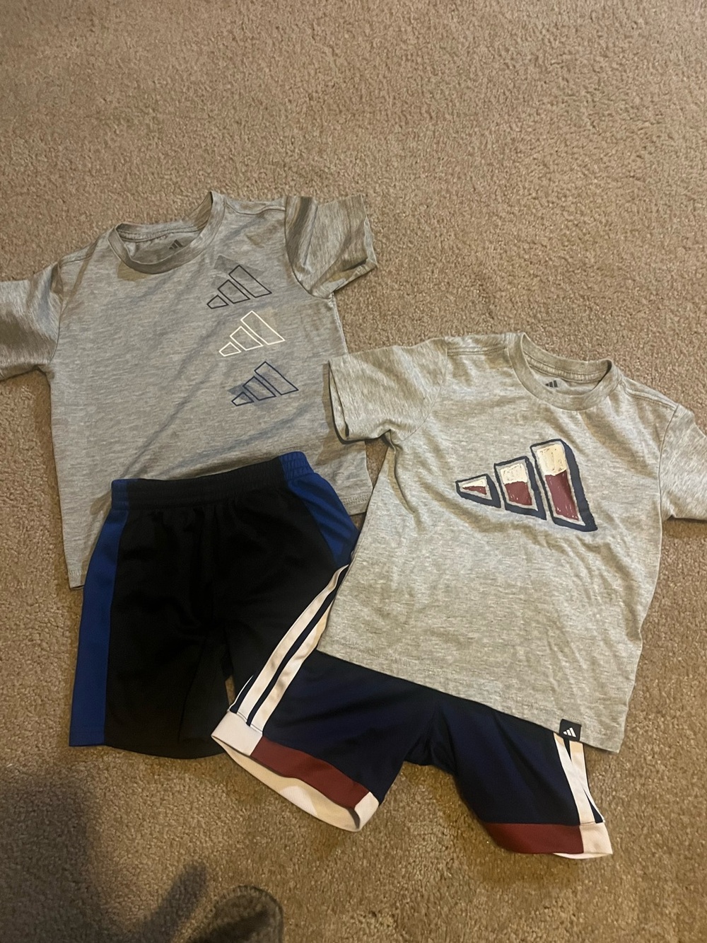 2 Adidas Shirt and Shirt Sets